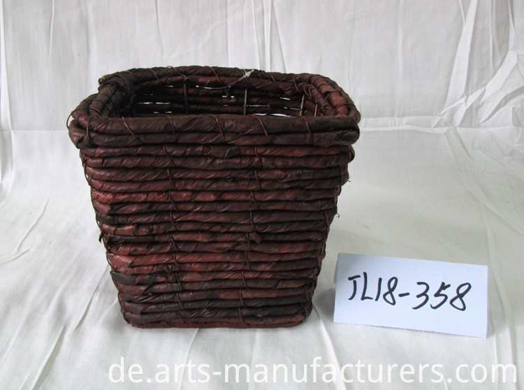 Weben Blumentopf weaving flower pot